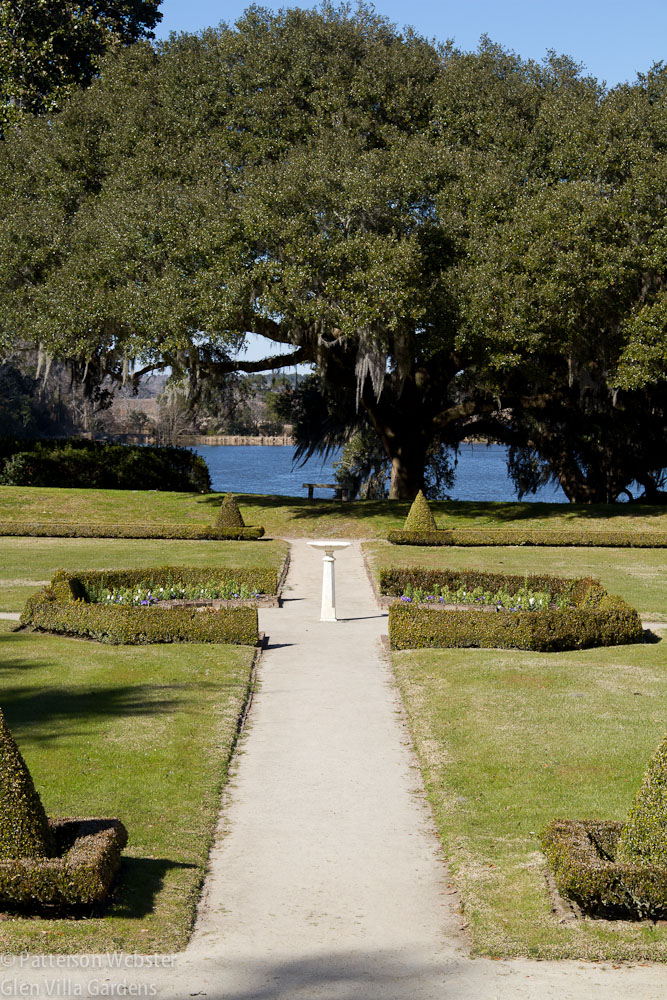 The octagonal garden at Middleton Place