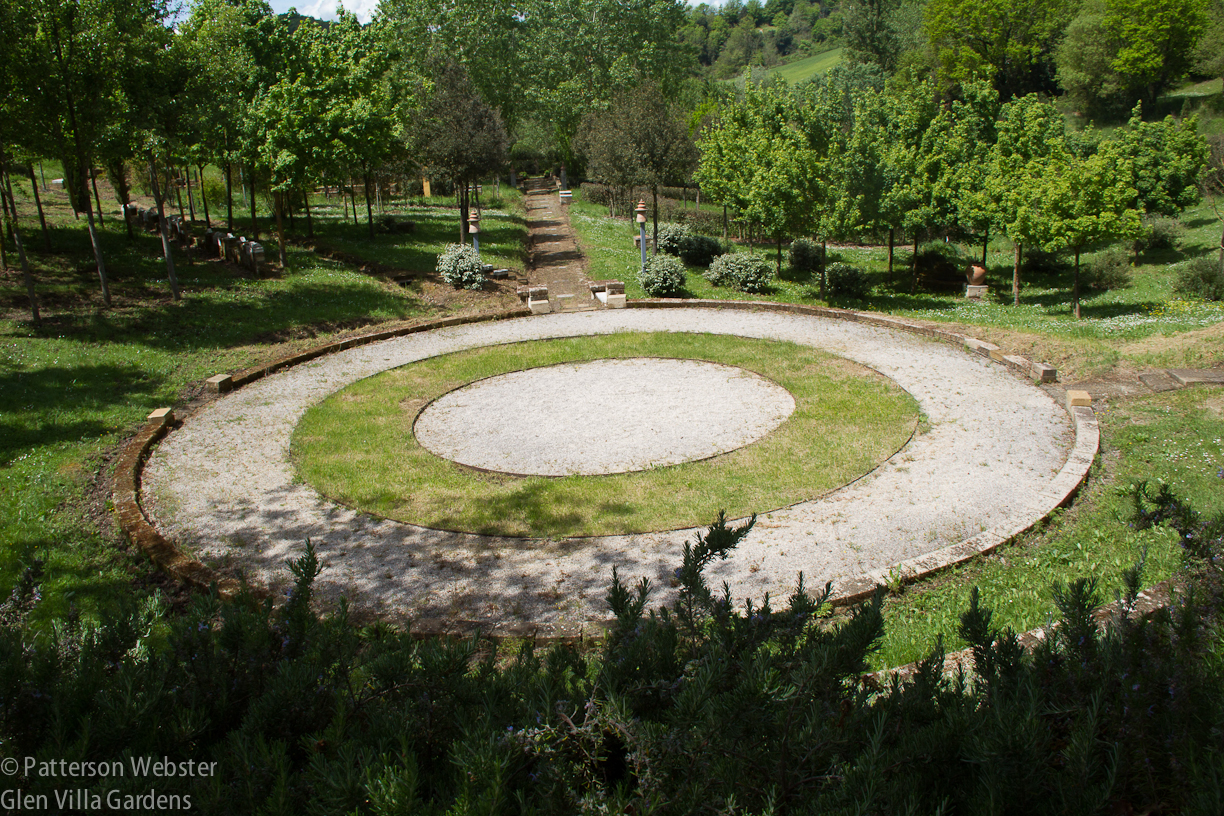 I'll be asking participants to 'unpack the map' at this garden, Il Bosco della Ragnaia.