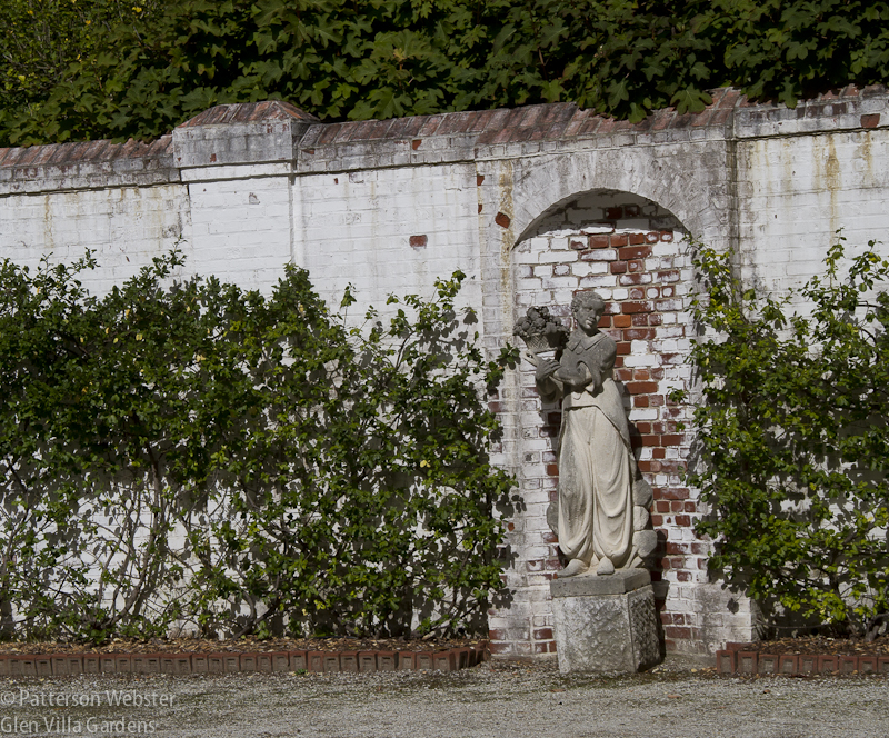 This fruitful goddess placed in the entry courtyard suits the architecture of Edith Wharton's country house, The Mount.