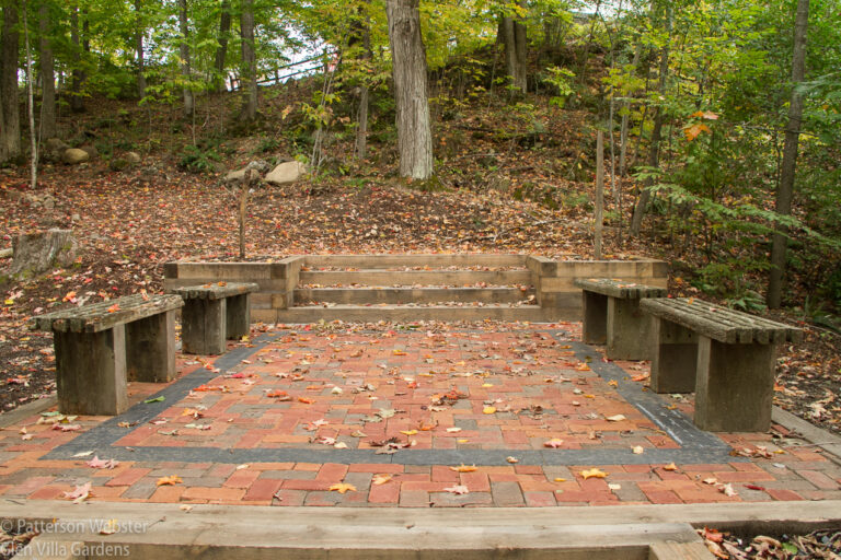 The hardscaping for The Upper Room was completed last summer.