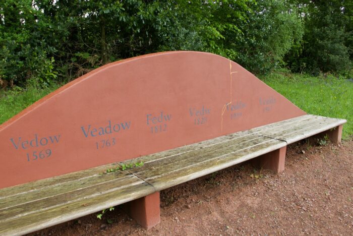 Veddw, Vedda, Fedw: from 1534 to 1947, the spelling has changed but the sound has remained much the same. Veddw, Vedda, Fedw: from 1534 to 1947, the spelling has changed but the sound has remained much the same.