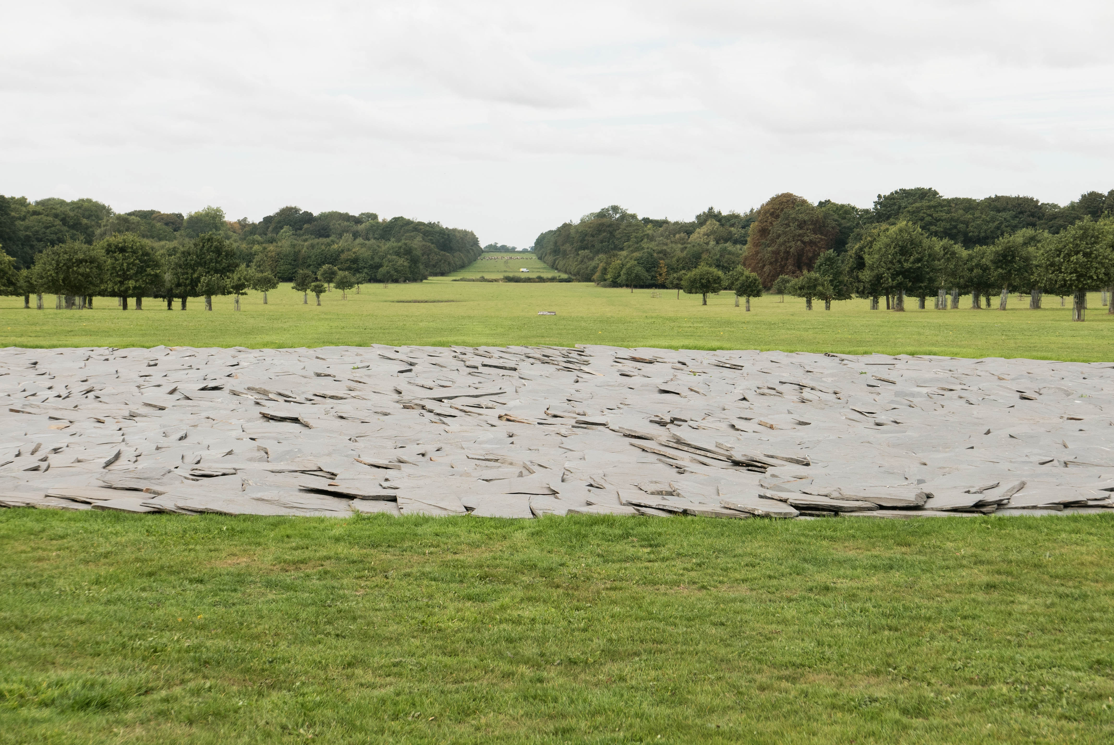 Another sculpture by Richard Long, titled "