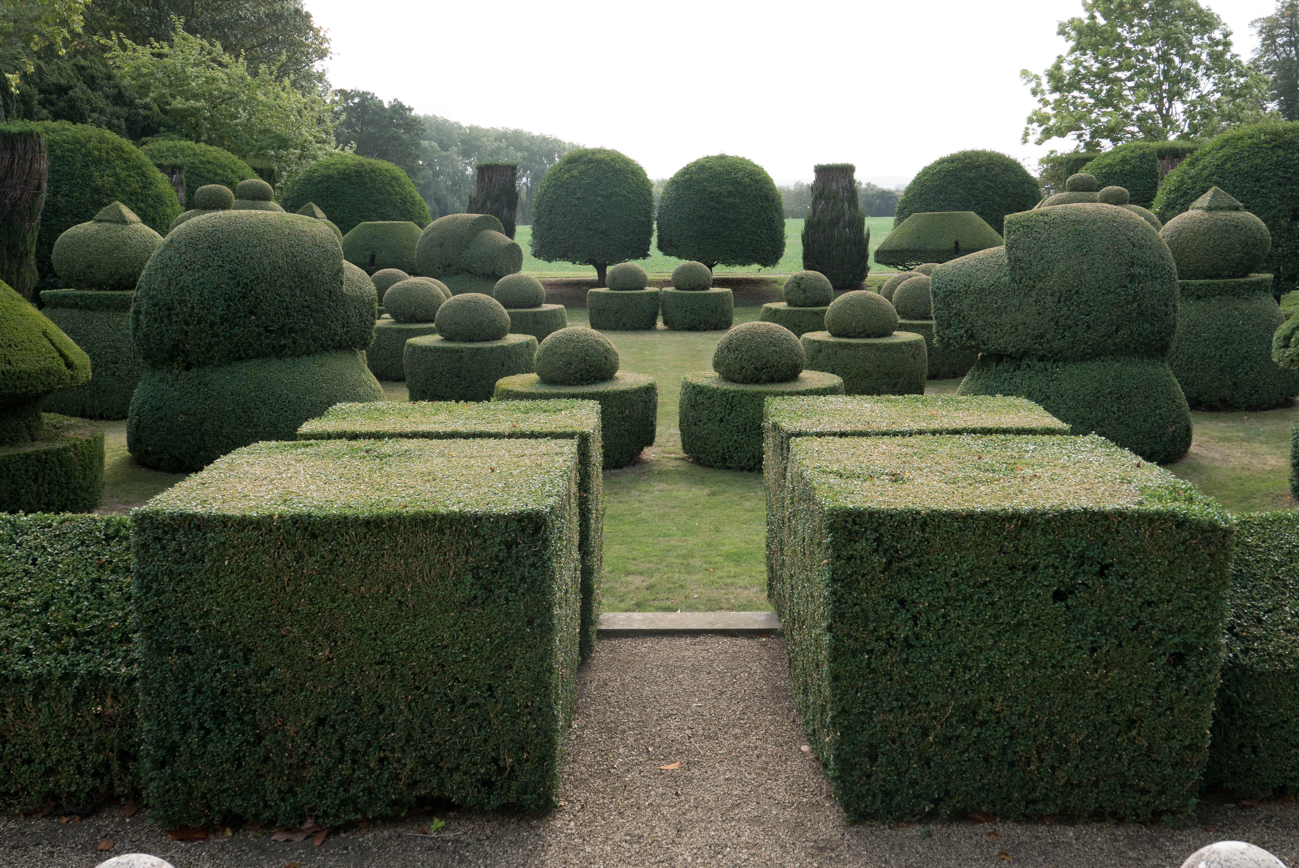 The topiary chess set at Haseley Court was one of many things I admired there.