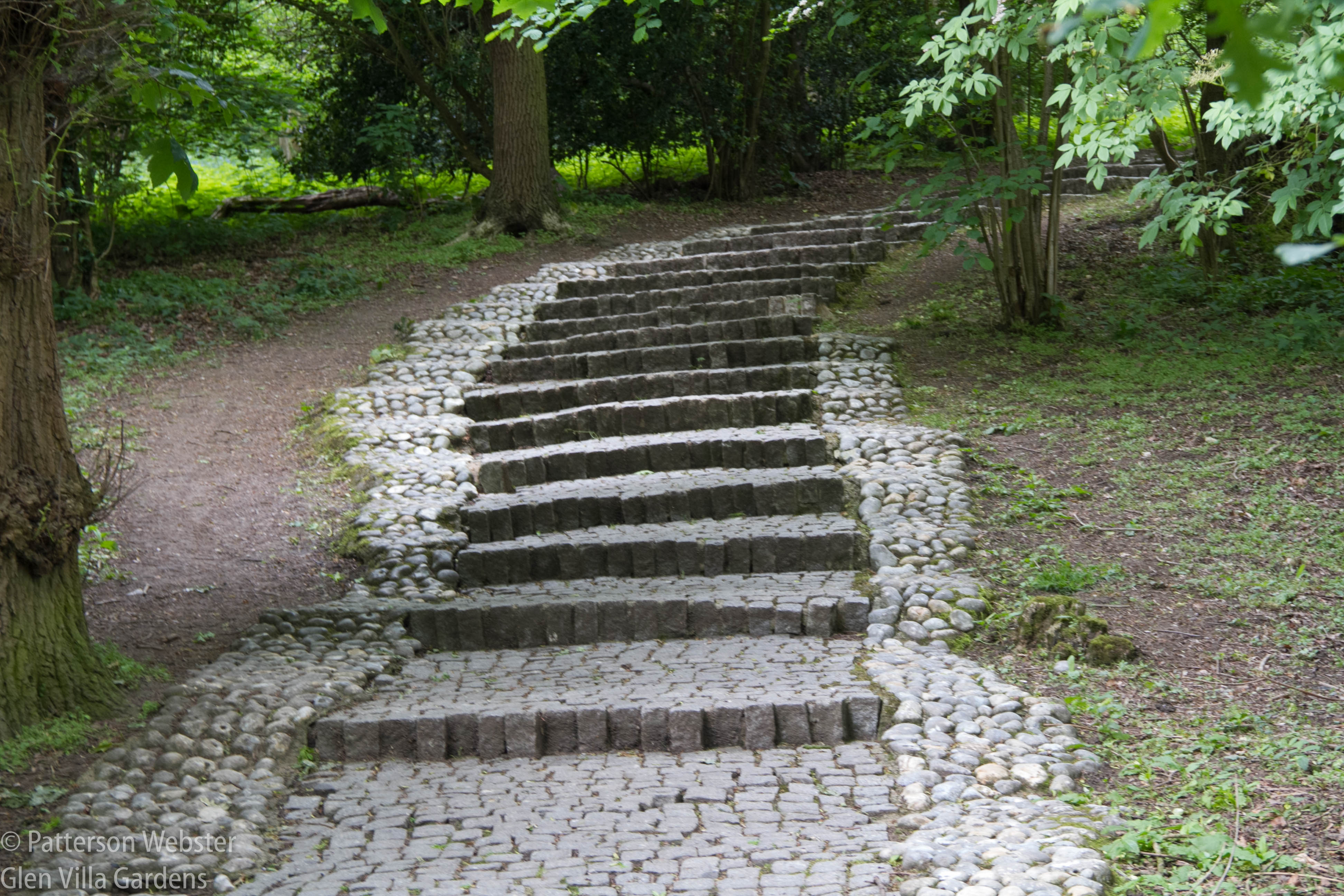 The steps are also 