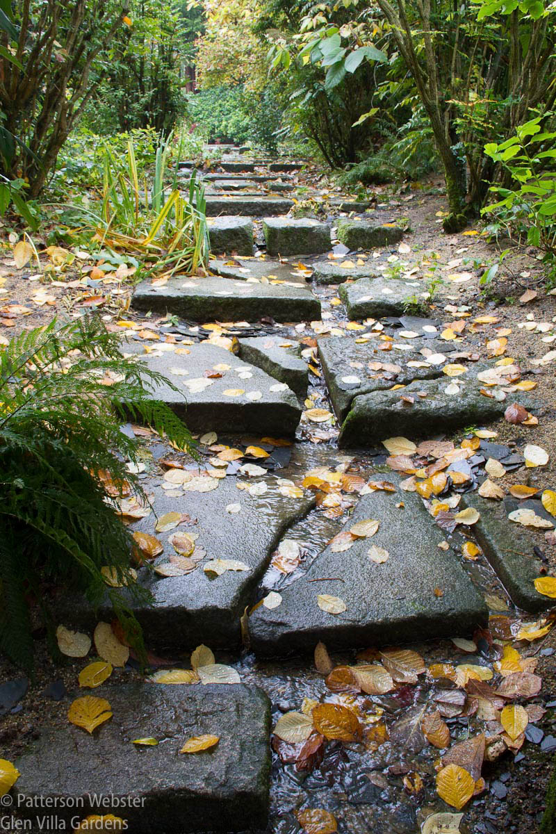 As I recall, a stream trickled over this stone path, making it even more treacherous.