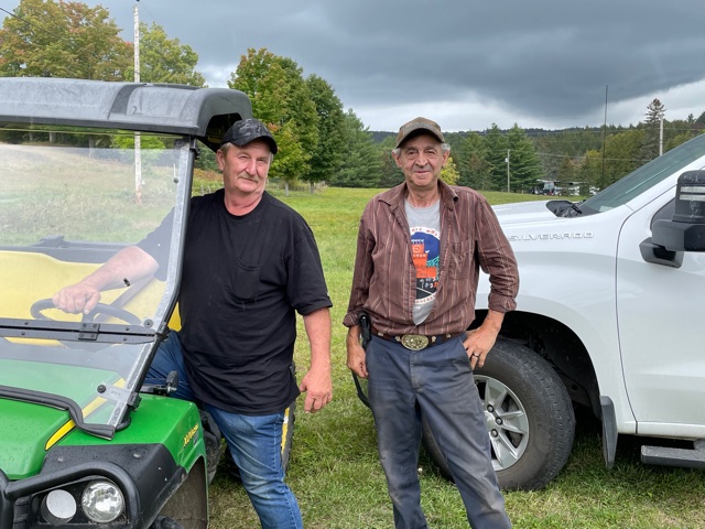 Ken Kelso and Jacques Gosselin, the two men whose work makes my job in the garden and wider landscape possible. Photo by Michael Goldbloom. 